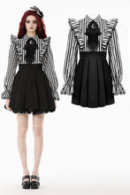 Load image into Gallery viewer, Lolita Dark Striped Preppy Dress DW1141