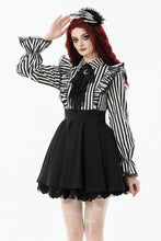 Load image into Gallery viewer, Lolita Dark Striped Preppy Dress DW1141