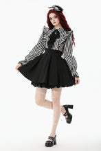 Load image into Gallery viewer, Lolita Dark Striped Preppy Dress DW1141