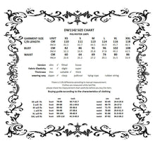 Load image into Gallery viewer, Gothic Red Rose Asymmetric Layered Lace Ruffle dress DW1142