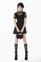 Load image into Gallery viewer, Dark Lace-Framed Silhouette Dress DW1143 - Gothlolibeauty