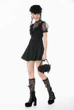 Load image into Gallery viewer, Dark Lace-Framed Silhouette Dress DW1143 - Gothlolibeauty