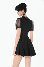 Load image into Gallery viewer, Dark Lace-Framed Silhouette Dress DW1143 - Gothlolibeauty