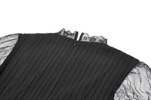 Load image into Gallery viewer, Dark Lace-Framed Silhouette Dress DW1143 - Gothlolibeauty