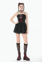 Load image into Gallery viewer, Crimson Shadow Layered Lace Cake Dress DW1146 - Gothlolibeauty