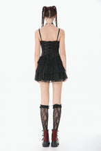 Load image into Gallery viewer, Crimson Shadow Layered Lace Cake Dress DW1146 - Gothlolibeauty