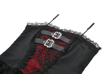 Load image into Gallery viewer, Crimson Shadow Layered Lace Cake Dress DW1146 - Gothlolibeauty