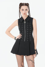 Load image into Gallery viewer, Skull-Collar Tactical Punk Sleeveless Dress DW1147 - Gothlolibeauty
