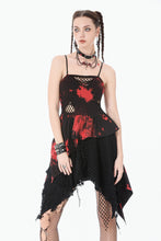 Load image into Gallery viewer, Red-Black Tie-Dye Punk Dress DW1149 - Gothlolibeauty