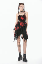 Load image into Gallery viewer, Red-Black Tie-Dye Punk Dress DW1149 - Gothlolibeauty