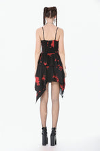 Load image into Gallery viewer, Red-Black Tie-Dye Punk Dress DW1149 - Gothlolibeauty
