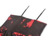 Load image into Gallery viewer, Red-Black Tie-Dye Punk Dress DW1149 - Gothlolibeauty