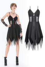 Load image into Gallery viewer, Punk Sleeveless Spiked Dress DW1150 - Gothlolibeauty