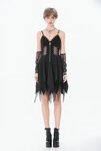 Load image into Gallery viewer, Punk Sleeveless Spiked Dress DW1150 - Gothlolibeauty