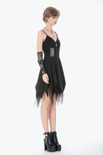 Load image into Gallery viewer, Punk Sleeveless Spiked Dress DW1150 - Gothlolibeauty