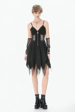 Load image into Gallery viewer, Punk Sleeveless Spiked Dress DW1150 - Gothlolibeauty