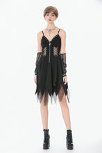Load image into Gallery viewer, Punk Sleeveless Spiked Dress DW1150 - Gothlolibeauty