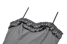 Load image into Gallery viewer, Striped Gothic Mini Dress DW1152 - Gothlolibeauty