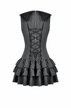 Load image into Gallery viewer, Vintage Striped Ruffle-Tier Dress DW1153 - Gothlolibeauty