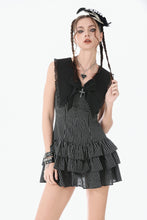 Load image into Gallery viewer, Vintage Striped Ruffle-Tier Dress DW1153 - Gothlolibeauty
