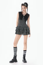 Load image into Gallery viewer, Vintage Striped Ruffle-Tier Dress DW1153 - Gothlolibeauty