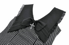 Load image into Gallery viewer, Vintage Striped Ruffle-Tier Dress DW1153 - Gothlolibeauty