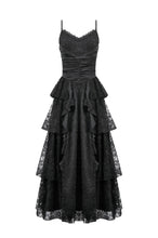 Load image into Gallery viewer, Gothic Satin Lace Dress DW1154 - Gothlolibeauty