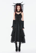 Load image into Gallery viewer, Gothic Satin Lace Dress DW1154 - Gothlolibeauty