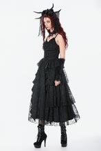 Load image into Gallery viewer, Gothic Satin Lace Dress DW1154 - Gothlolibeauty