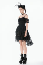Load image into Gallery viewer, Romantic Gothic Lace Layered High-low Dress DW1155 - Gothlolibeauty