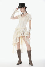 Load image into Gallery viewer, Steampunk Layered Ruffle asymmetrical Dress DW1157 - Gothlolibeauty
