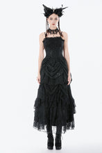 Load image into Gallery viewer, Dark Doll Embroidered Peplum Court Dress DW1158 - Gothlolibeauty