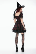 Load image into Gallery viewer, Red Black Lace Priness Dress DW1160 - Gothlolibeauty