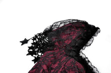 Load image into Gallery viewer, Red Black Lace Priness Dress DW1160 - Gothlolibeauty