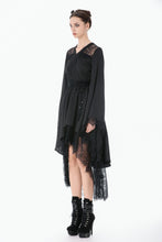 Load image into Gallery viewer, Black Gothic Kimono Tail Dress DW1163 - Gothlolibeauty