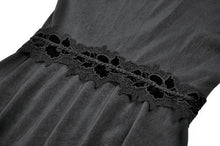 Load image into Gallery viewer, Black Gothic Kimono Tail Dress DW1163 - Gothlolibeauty