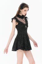 Load image into Gallery viewer, Dark Sacred Lace High-Neck Gothic Dress DW1164