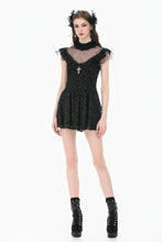Load image into Gallery viewer, Dark Sacred Lace High-Neck Gothic Dress DW1164