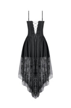 Load image into Gallery viewer, Dark Ritual Gothic Lace Hollow Tail Dress DW1166