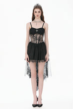 Load image into Gallery viewer, Dark Ritual Gothic Lace Hollow Tail Dress DW1166