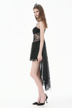 Load image into Gallery viewer, Dark Ritual Gothic Lace Hollow Tail Dress DW1166