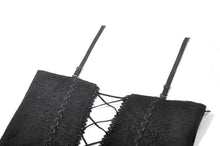Load image into Gallery viewer, Dark Ritual Gothic Lace Hollow Tail Dress DW1166