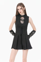 Load image into Gallery viewer, Dark Punk Spider-Web Cutout Corset Mini Dress DW1167