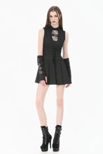 Load image into Gallery viewer, Dark Punk Spider-Web Cutout Corset Mini Dress DW1167
