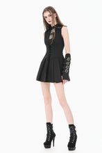 Load image into Gallery viewer, Dark Punk Spider-Web Cutout Corset Mini Dress DW1167