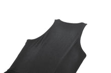 Load image into Gallery viewer, Night Vine Shackles - Dark Techwear Halter V-Neck Cross Pendant Double Eyelet Corset Lace-Up A-Line Dress DW1168