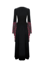 Load image into Gallery viewer, Victorian Burnout Velvet Gothic Long Dress DW1170