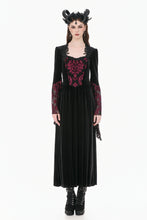 Load image into Gallery viewer, Victorian Burnout Velvet Gothic Long Dress DW1170