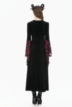 Load image into Gallery viewer, Victorian Burnout Velvet Gothic Long Dress DW1170