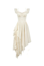 Load image into Gallery viewer, Vintage Gothic Textured Lace Irregular Strap Dress DW1172
